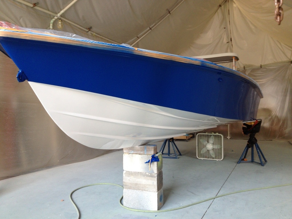 custom boat painting, boat paint shop, hudson fl, new port richey